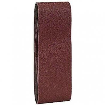 Bosch 2 609 256 203 - Juego de hojas de lija de 3 piezas para lijadora de banda, calidad roja