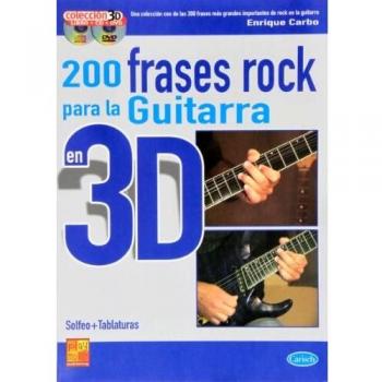 200 FRASES ROCK GTR 3D+CD+DVD
