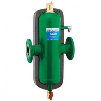 Separador de Microburbujas y Suciedad DiscalDirt DN80, 546082 Caleffi, Acero con Aislamiento y Conexiones Flangeless