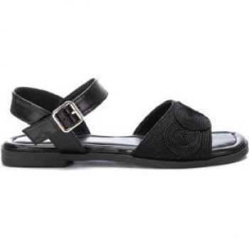 Sandalias planas de mujer Xti 142591 con cierre de hebilla