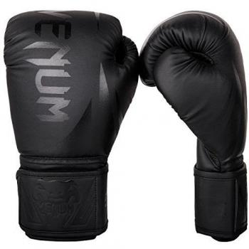 VENUM Challenger 2.0 Kids Guantes de Boxeo, Unisex-Youth, Negro/Negro, 6-Ounce