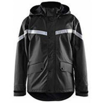 Chaqueta de Lluvia Unisex Nivel 2 Blaklader 4305 - Negra Talla M