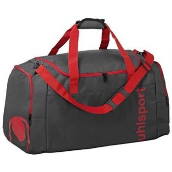UHL 100425203 Essential 2.0 Sports Bolso de gimnasio, 45 cm, 50 litros, Anthracita/Rojo
