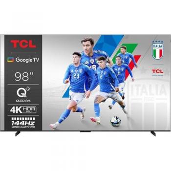 TCL Smart TV QLED 4K Ultra HD 98 C69B con Dolby Atmos y Google TV