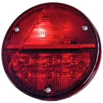 Piloto trasero HELLA 2VA 012 497-101 - Alógeno - 12V - Color de lente: rojo/amarillo - Cable: 800mm - Conector: terminal de pala - Izquierda/Dere