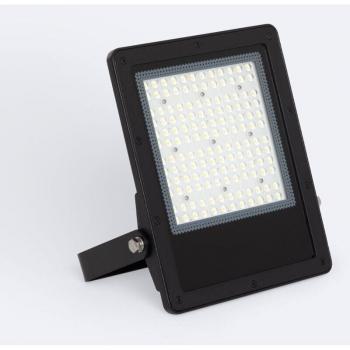 Foco Proyector LED 100W Regulable 0-10V 170 lm/W IP65 Elegance Slim Pro Negro 4000K Asimétrico 80ºx155º Blanco Neutro