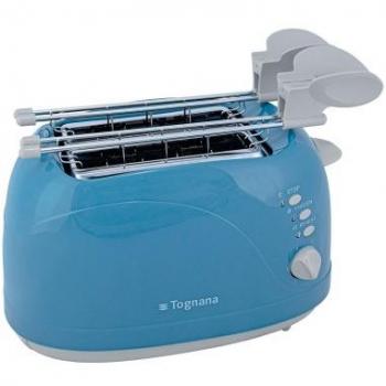 Tostadora Iridea Tognana 750W con Pinzas Color Azul