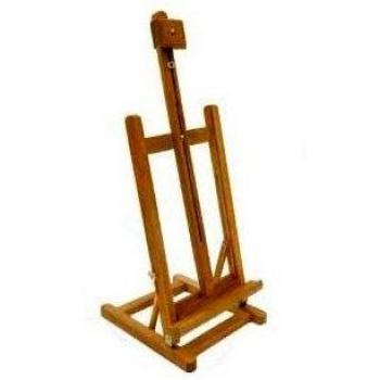 CABALLETE PINTOR ARTIST ESTUDIO SOBREMESA DE MADERA 28X32X74 CM