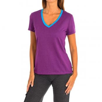 Camiseta deportiva Zumba con mangas lila