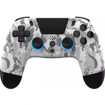 Gioteck WX4 Premium Wireless Bluetooth LED White Camo Controller for PS4