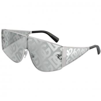 Dolce & Gabbana DG2305 05/AL Men's Sunglasses Silver Square Style 44 MM