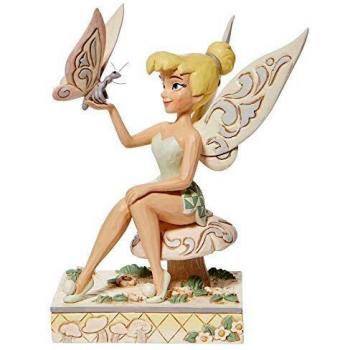 Enesco Disney Traditions Tinkerbell - Figura Decorativa de Bosque Blanco, 6008994