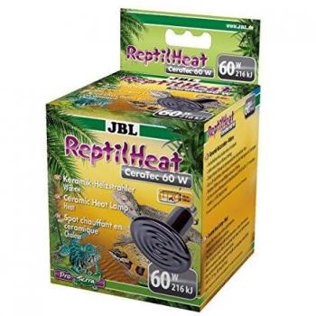 Lámpara Cerámica Calefactora JBL ReptilHeat 60W para Terrarios