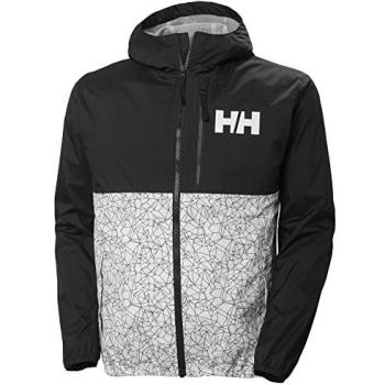 Chaqueta Plegable Belfast 2 Helly Hansen para Hombre Negra S, Casual, Deportivo, Multideporte, Poliéster