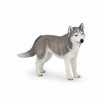 Figura de Juguete Husky Siberiano - PAPO - Multicolor - Para Niños a Partir de 3 Años