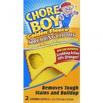 Chore Boy Golden Fleece Scrubbing Cloth, 2 Cloths per box by Chore Boy