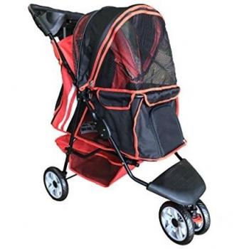 Ribecan 14704 Cochecito Negro y Rojo