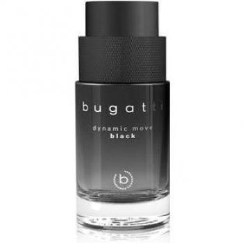 Bugatti Dynamic Move Black Eau de Toilette 100ml - Oriental Woody Men's Perfume with Cashmere Wood, Musk, and Lychee