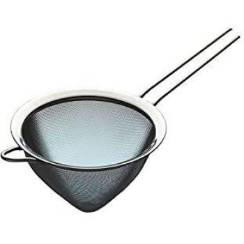 Colador Cónico de Acero Inoxidable con Malla Fina - 15cm
