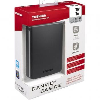 Disco Duro Externo Portátil Toshiba Canvio 2TB USB 3.0 Negro