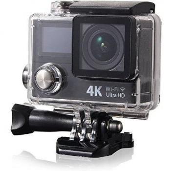 Cámara Deportiva Impermeable de ECVILLA,1080p 16MP de Imagen y Vídeo,Apoyo Sumergible hasta 30 m,Lente de Gran Angular de 173 Grados con 2-pulgadas de Pantalla LCD y Accesorios Múltiples para Deportes al Aire Libre,para Android e iOS