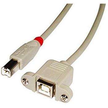 Lindy 31800 Cable USB 0,5 m USB B Gris
