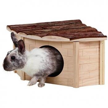 Casa Esquinera de Madera para Roedores KERBL 25x25x17cm
