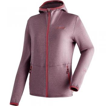 Maier Sports Women's Fleece Hoodie with Adjustable Hood, Breathable Zip-Up Jacket