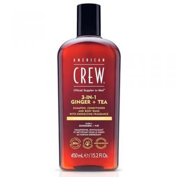 American Crew 3-in-1 Energizing Ginger + Tea 450ml