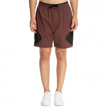 Emporio Armani EA7 Drawstring Mid Waist Track Shorts Brown Male Size M