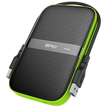 Silicon Power 2 TB External Portable Hard Drive Rugged Armor A60 Shockproof Water-Resistant 2.5-Inch USB 3.0 , Military Grade MIL-STD-810G & IPX4, for PC/Mac/Xbox One/Xbox 360/PS4/PS4 Pro/PS4 Black