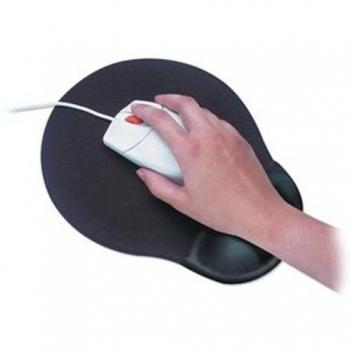 LINDY 40216 - Alfombrilla de ratón con soporte de gel para la muñeca y base antideslizante