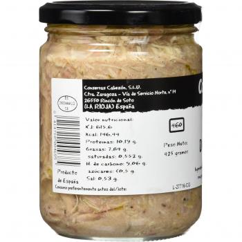 Conservas Cabezón Frasco de Perdiz Deshuesada en Escabeche - 425 gr