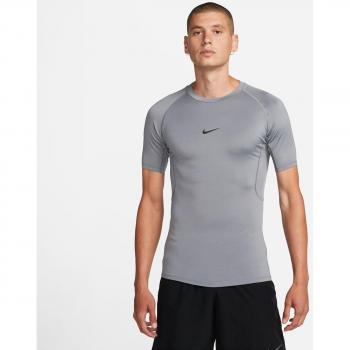 Camiseta de hombre Nike Pro Dri-FIT de manga corta ceñida - Gris (S)