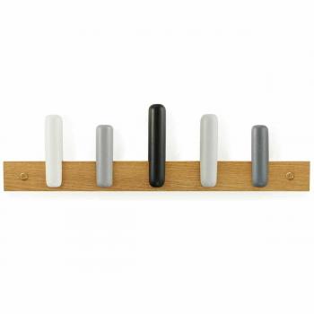 Normann Copenhagen Play Garderobe Shadow/H x L x W: 17.2 x 60 x 6.3cm