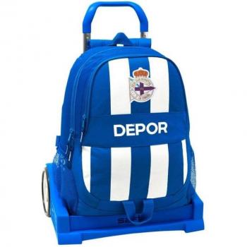 Mochila con Carro Evolution RC Deportivo de La Coruña Grande 42x30x16 cm - Safta 611978860