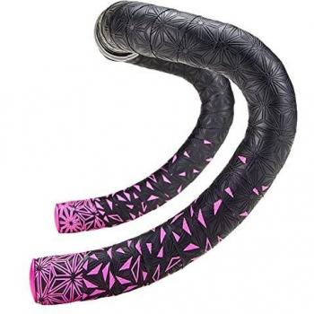 Supacaz Super Sticky Kush Star Fade, cinta de manillar unisex para adultos, rosa Fluo, talla única