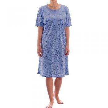 Romesa - Camisón de noche - Talla grande. azul claro 5X-Large