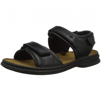 Josef Seibel Rafe, Men's Sling Back Sandals, Black