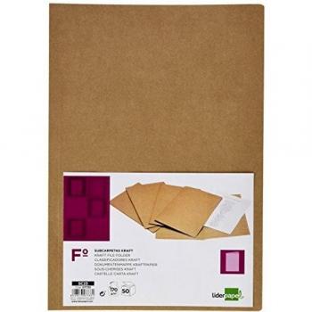Liderpapel Subcarpeta Kraft Folio 170 g/m²