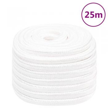 Cuerda de barco de polipropileno totalmente blanca 20 mm 25 m