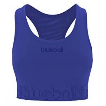 Blueball Sujetador Deportivo Natural de Alto Impacto para Mujer - Modelo BB2300203, Color Azul, Talla M