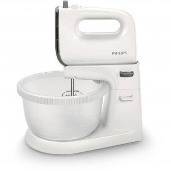 Batidora Philips Viva Collection HR3745/00, 450 W, 5 velocidades + Turbo, recipiente de 3 L, acero inoxidable