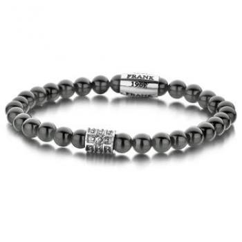 Pulsera Hombre Frank 1967 Mod. 7FB-0090, acero inoxidable, diseño moderno y elegante, resistente al agua, cierre de seguridad ajustable