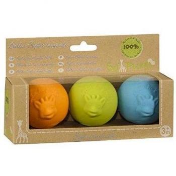 Sophie la Girafe - 3 bolas So'Pure de hevea