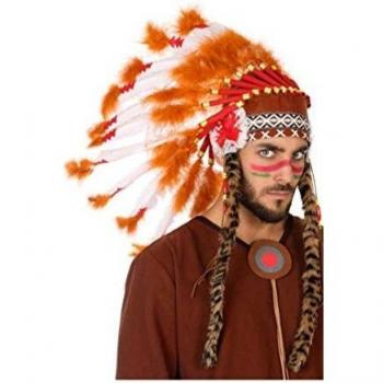 Atosa-56737 Plumas Gran Jefe Indio, Multicolor
