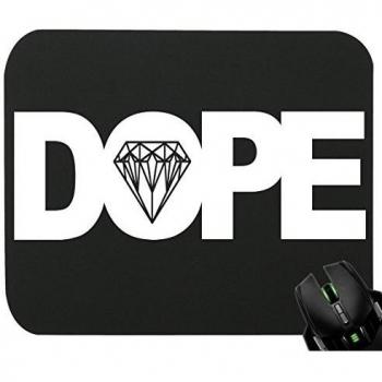 Touchlines - DOPE diamond alfombrilla para ratón para juegos y diseño gráfico 230 x 190 x 5 mm negro negro 230 x 190 x 5 mm