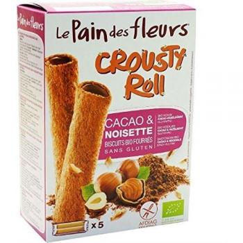 Bisson Crousty Roll Cacao Avellana Sin Gluten Bio 125 Gramos