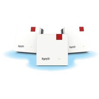 Sistema Mesh Wi-Fi 6 FRITZ! Set 1600 Doble Banda, 3 Piezas