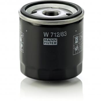 Original MANN-FILTER Filtro de aceite W 712/83 – Para automóviles y vehículos de utilidad